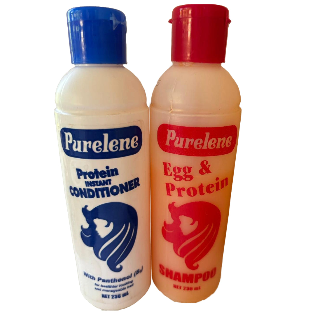 Purelene Egg & Protein Instant Shampoo and Conditioner, 256ml